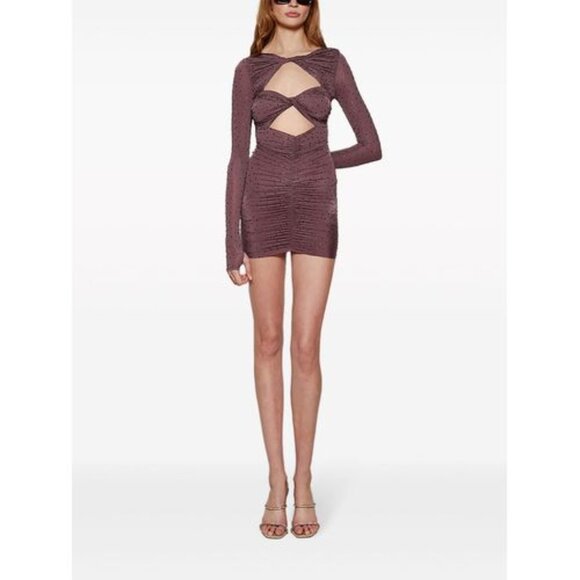 NWOT Alex Perry embellished cut out dress